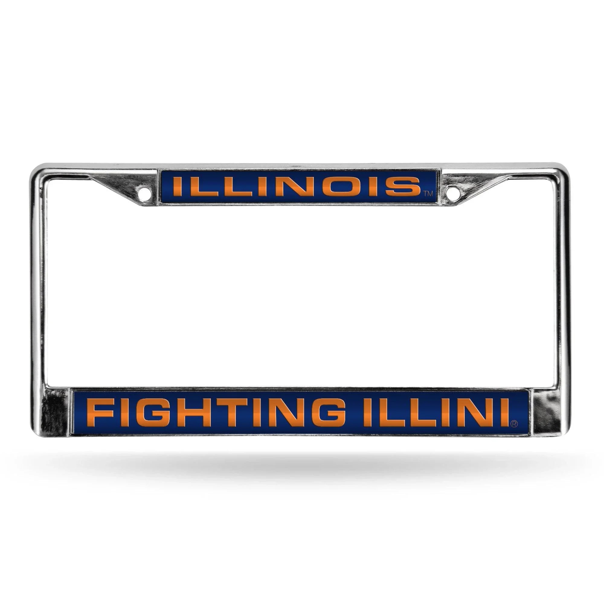 ILLINOIS Fighting Illini BLUE LASER CHROME FRAME (Rico) - 757 Sports Collectibles