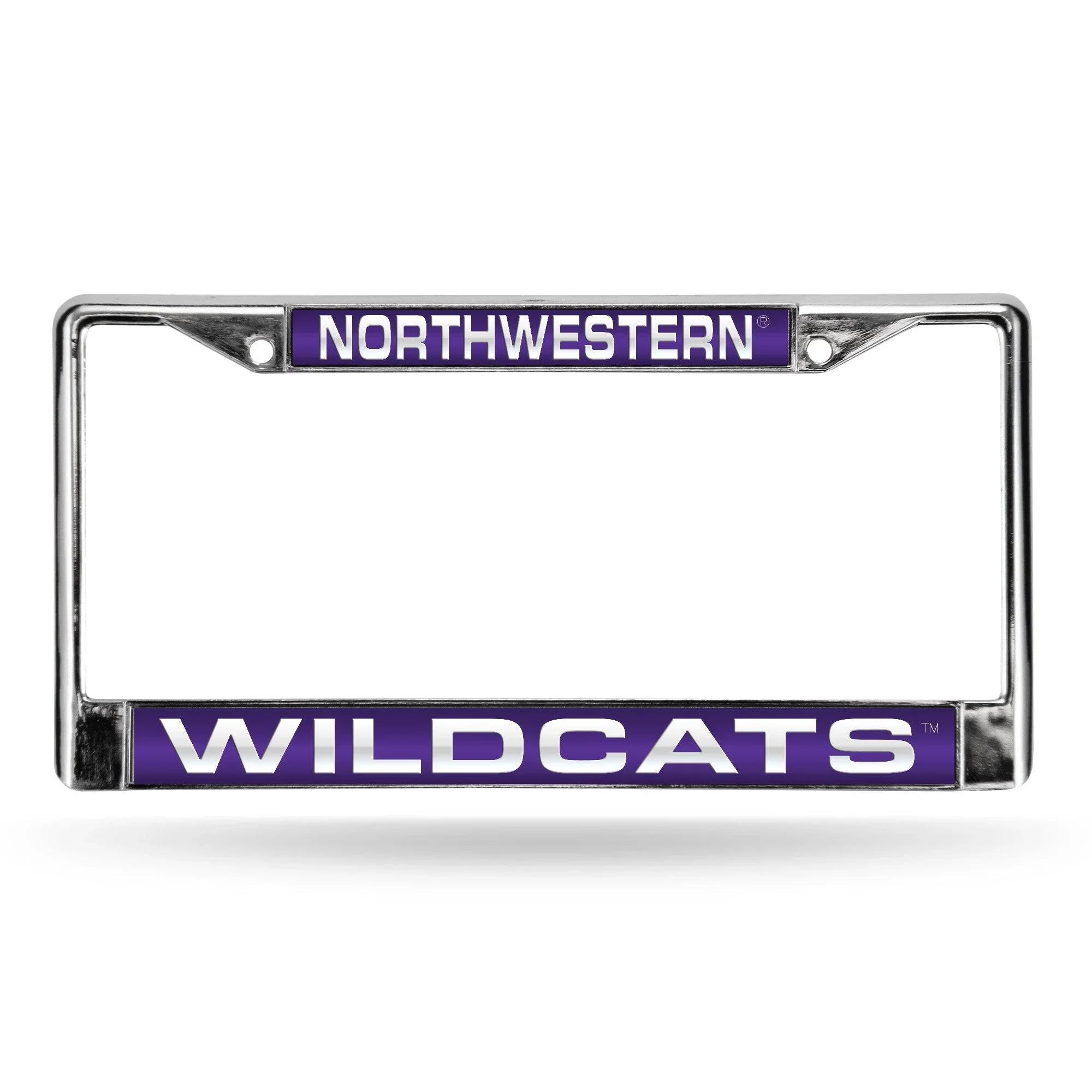 NORTHWESTERN PURPLE LASER CHROME FRAME (Rico) - 757 Sports Collectibles