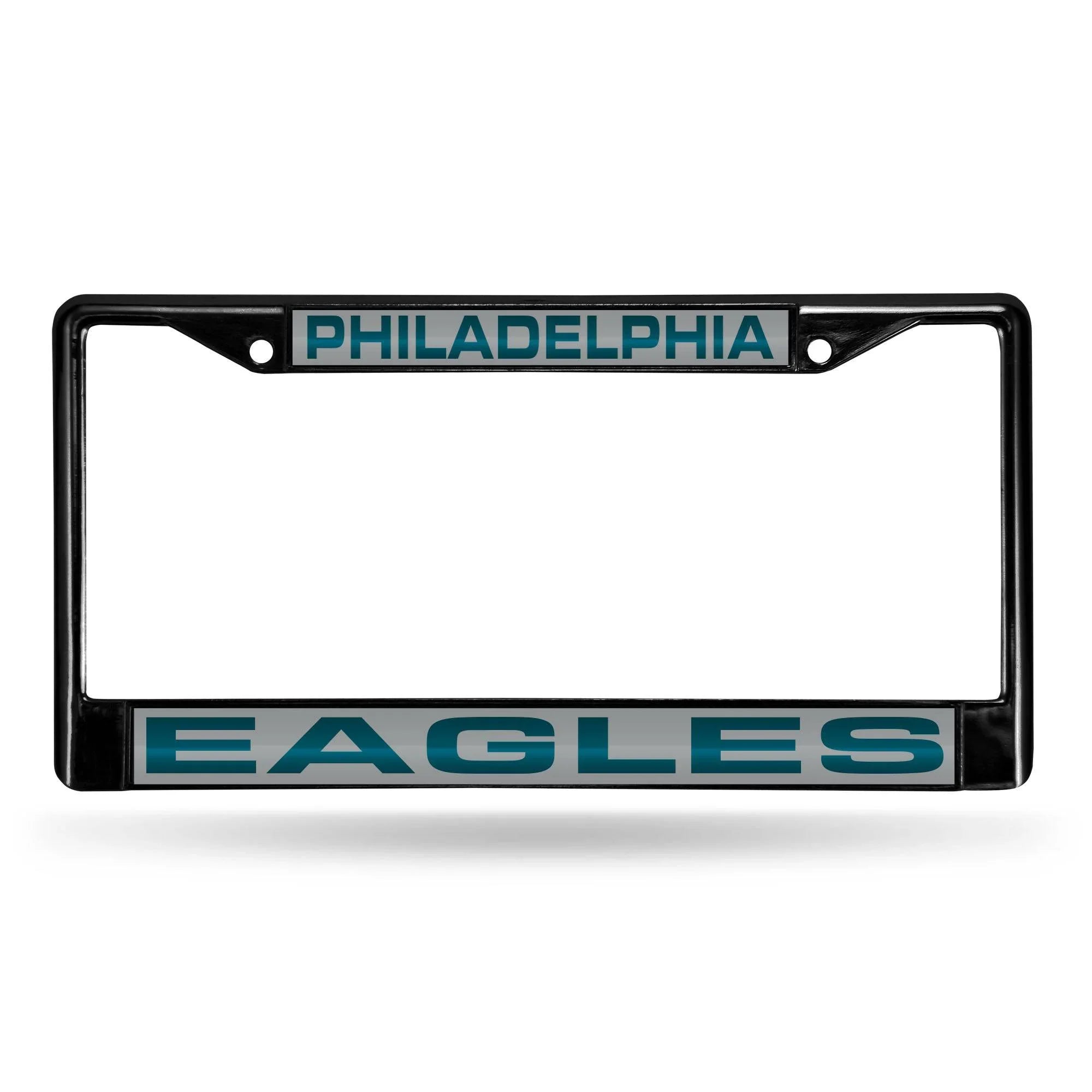 PHILADELPHIA EAGLES BLACK LASER CHROME FRAME (Rico) - 757 Sports Collectibles