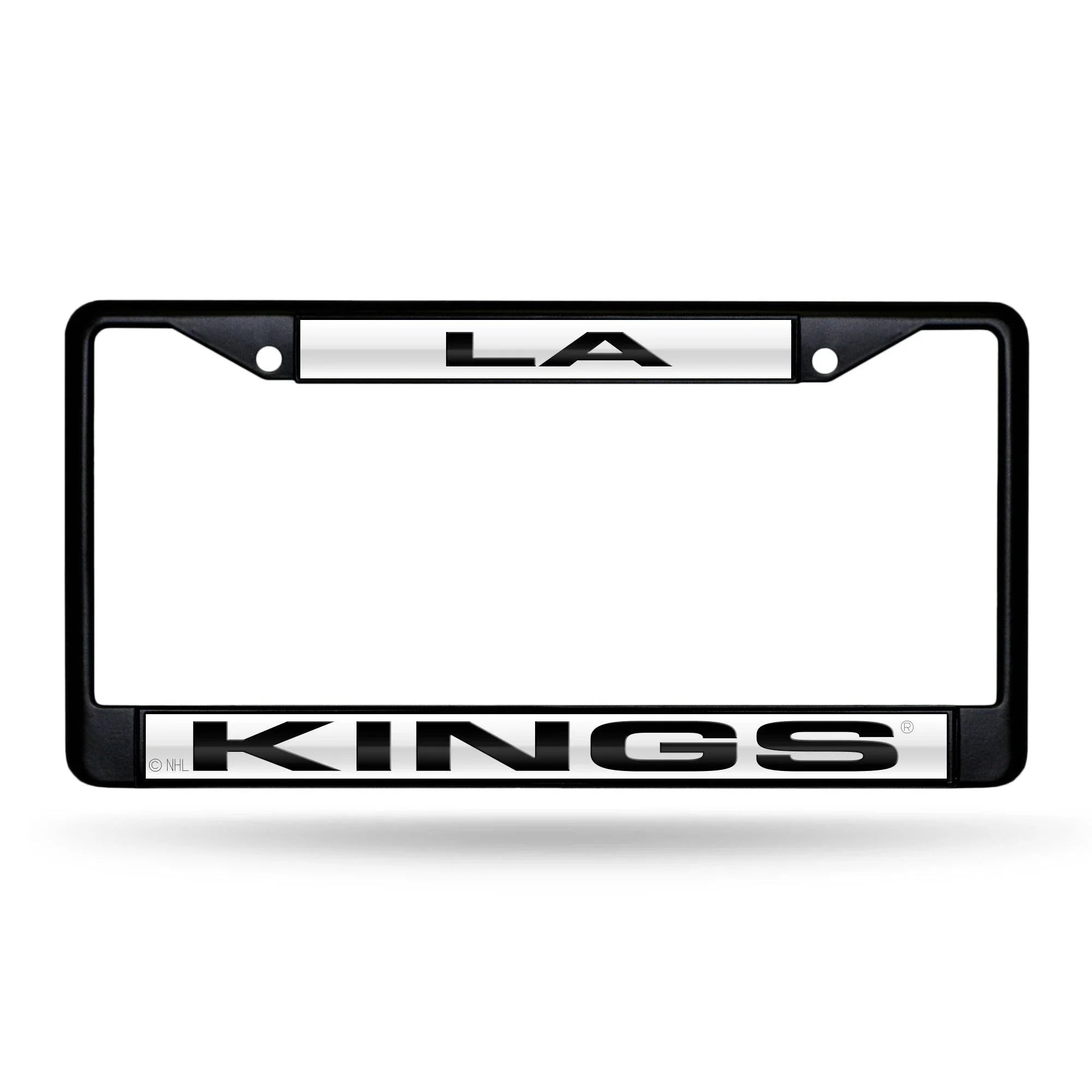 LOS ANGELES KINGS BLACK LASER CHROME FRAME (Rico) - 757 Sports Collectibles