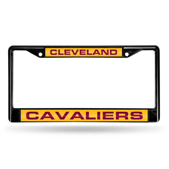 CLEVELAND CAVALIERS BLACK LASER CHROME FRAME (Rico) - 757 Sports Collectibles