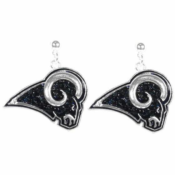 Los Angeles Rams Crystal Stud Earrings (SSKG) - 757 Sports Collectibles