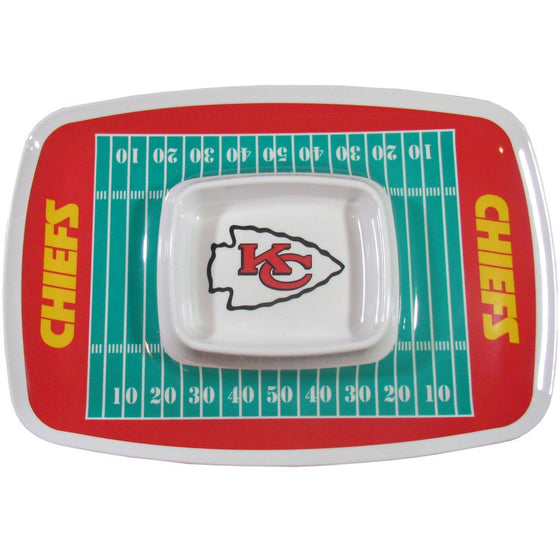 Kansas City Chiefs Chip and Dip Tray (SSKG) - 757 Sports Collectibles
