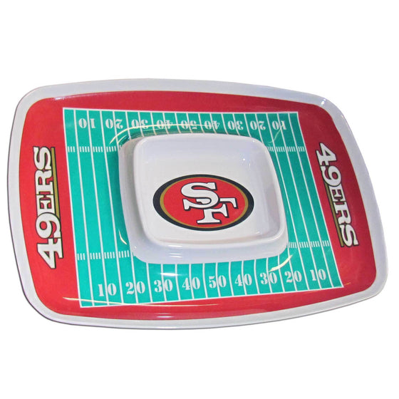San Francisco 49ers Chip and Dip Tray (SSKG) - 757 Sports Collectibles