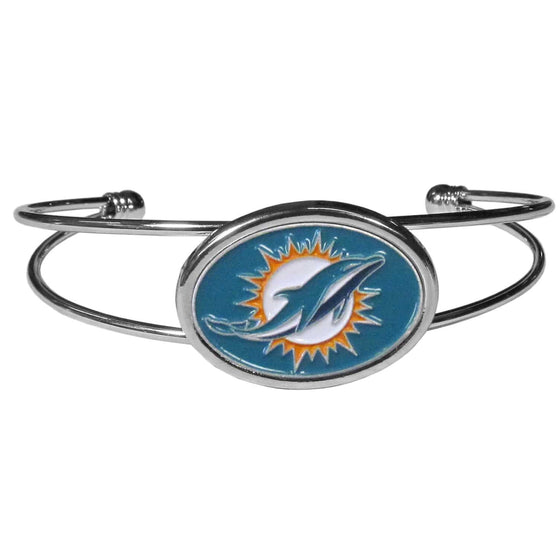 Miami Dolphins Cuff Bracelet (SSKG) - 757 Sports Collectibles