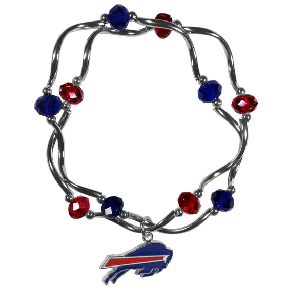 Buffalo Bills Crystal Bead Bracelet (SSKG) - 757 Sports Collectibles