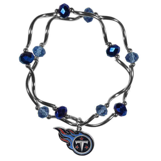 Tennessee Titans Crystal Bead Bracelet (SSKG) - 757 Sports Collectibles