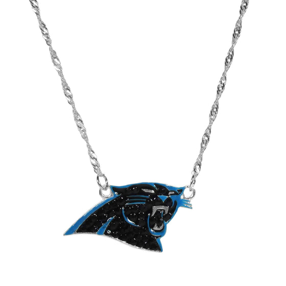 Carolina Panthers Crystal Logo Necklace (SSKG) - 757 Sports Collectibles