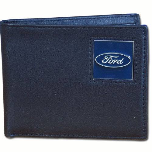 Ford Genuine Leather Bi-fold Wallet (SSKG) - 757 Sports Collectibles