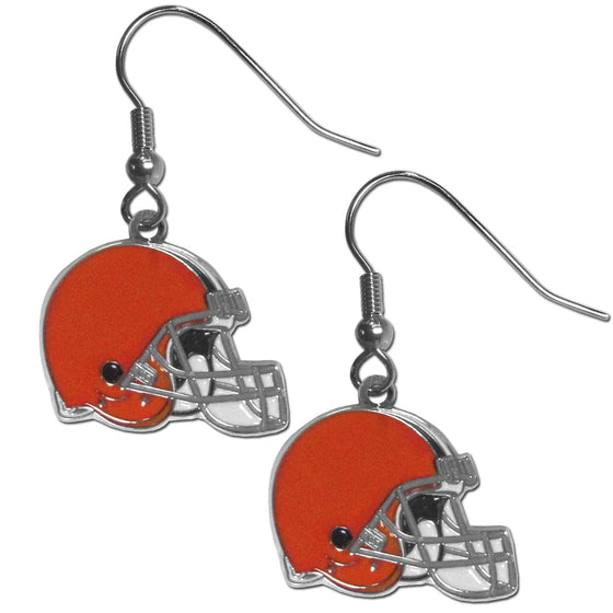 Cleveland Browns Chrome Dangle Earrings (SSKG) - 757 Sports Collectibles