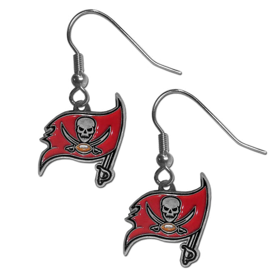 Tampa Bay Buccaneers Dangle Earrings (SSKG) - 757 Sports Collectibles