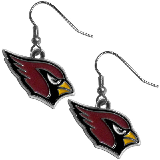 Arizona Cardinals Chrome Dangle Earrings (SSKG) - 757 Sports Collectibles