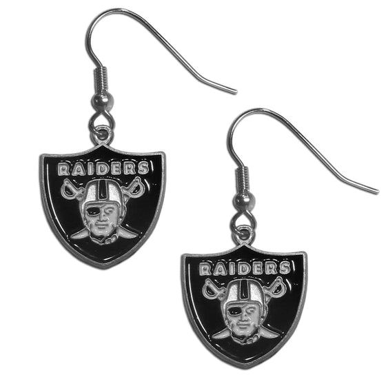 Oakland Raiders Dangle Earrings (SSKG) - 757 Sports Collectibles
