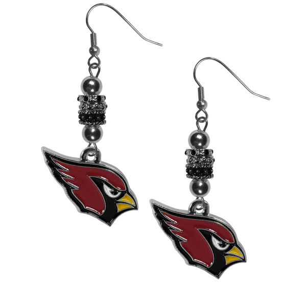 Arizona Cardinals Euro Bead Earrings (SSKG) - 757 Sports Collectibles