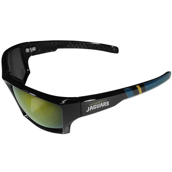 Jacksonville Jaguars Edge Wrap Sunglasses (SSKG) - 757 Sports Collectibles