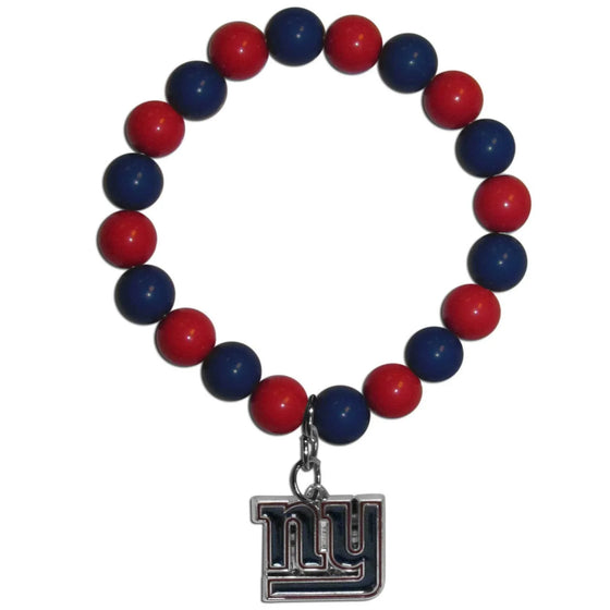 New York Giants Fan Bead Bracelet (SSKG) - 757 Sports Collectibles