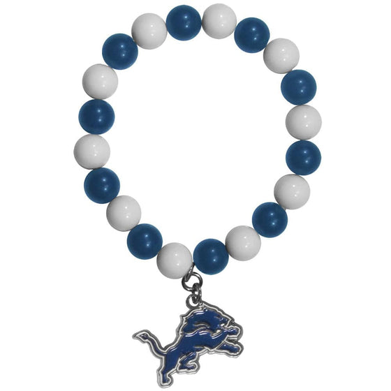 Detroit Lions Fan Bead Bracelet (SSKG) - 757 Sports Collectibles