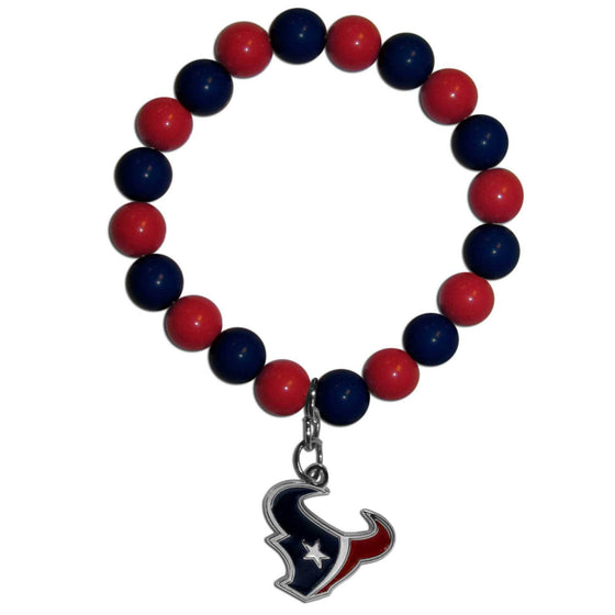 Houston Texans Fan Bead Bracelet (SSKG) - 757 Sports Collectibles