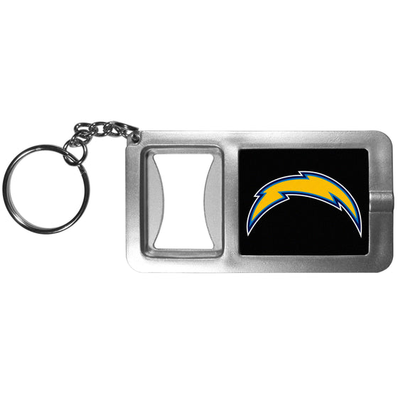 Los Angeles Chargers Flashlight Key Chain with Bottle Opener (SSKG) - 757 Sports Collectibles