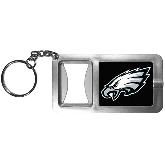 Philadelphia Eagles Flashlight Key Chain with Bottle Opener (SSKG) - 757 Sports Collectibles