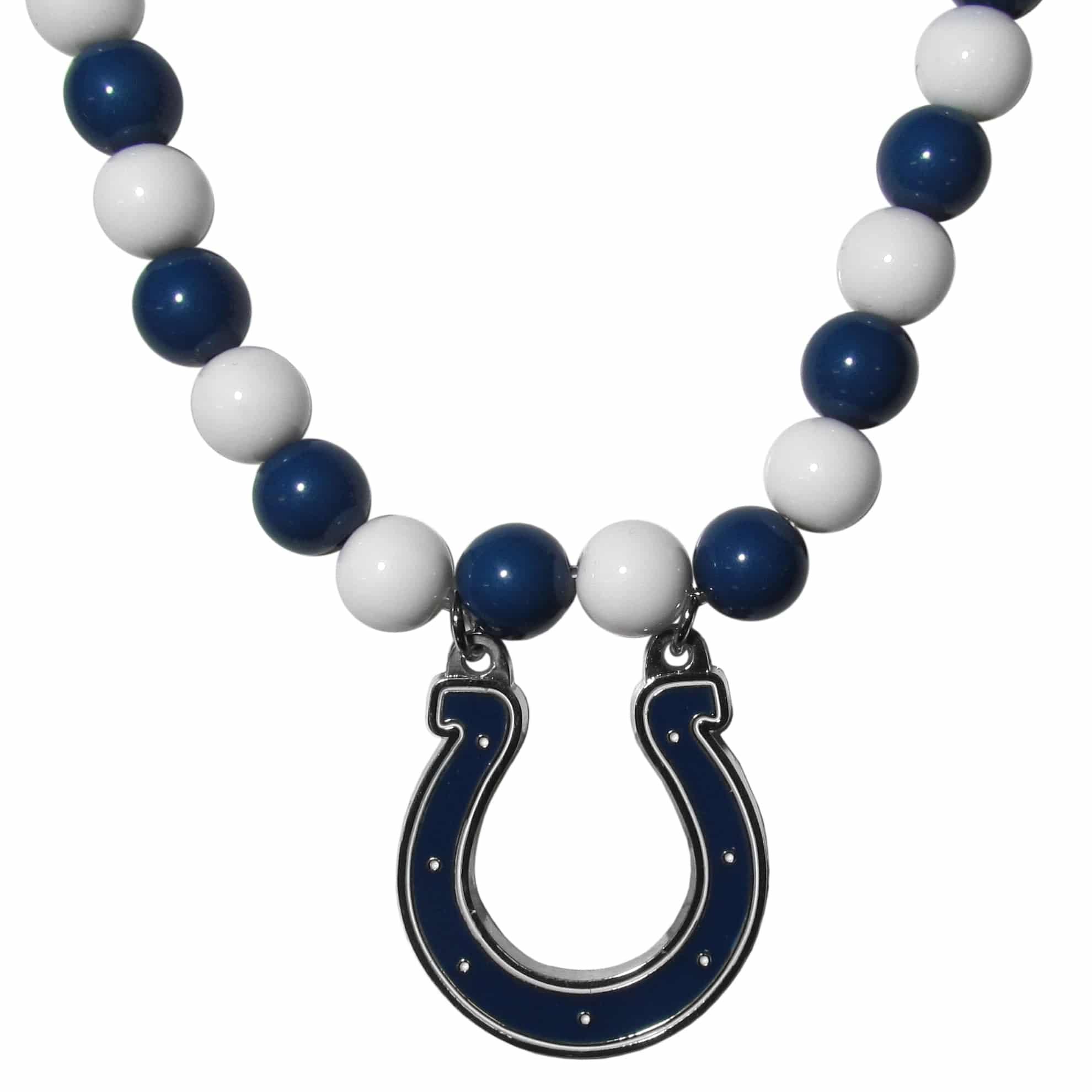 Indianapolis Colts Fan Bead Necklace (SSKG) - 757 Sports Collectibles