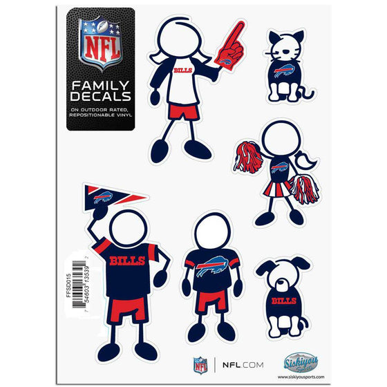Buffalo Bills Family Decal Set Small (SSKG) - 757 Sports Collectibles