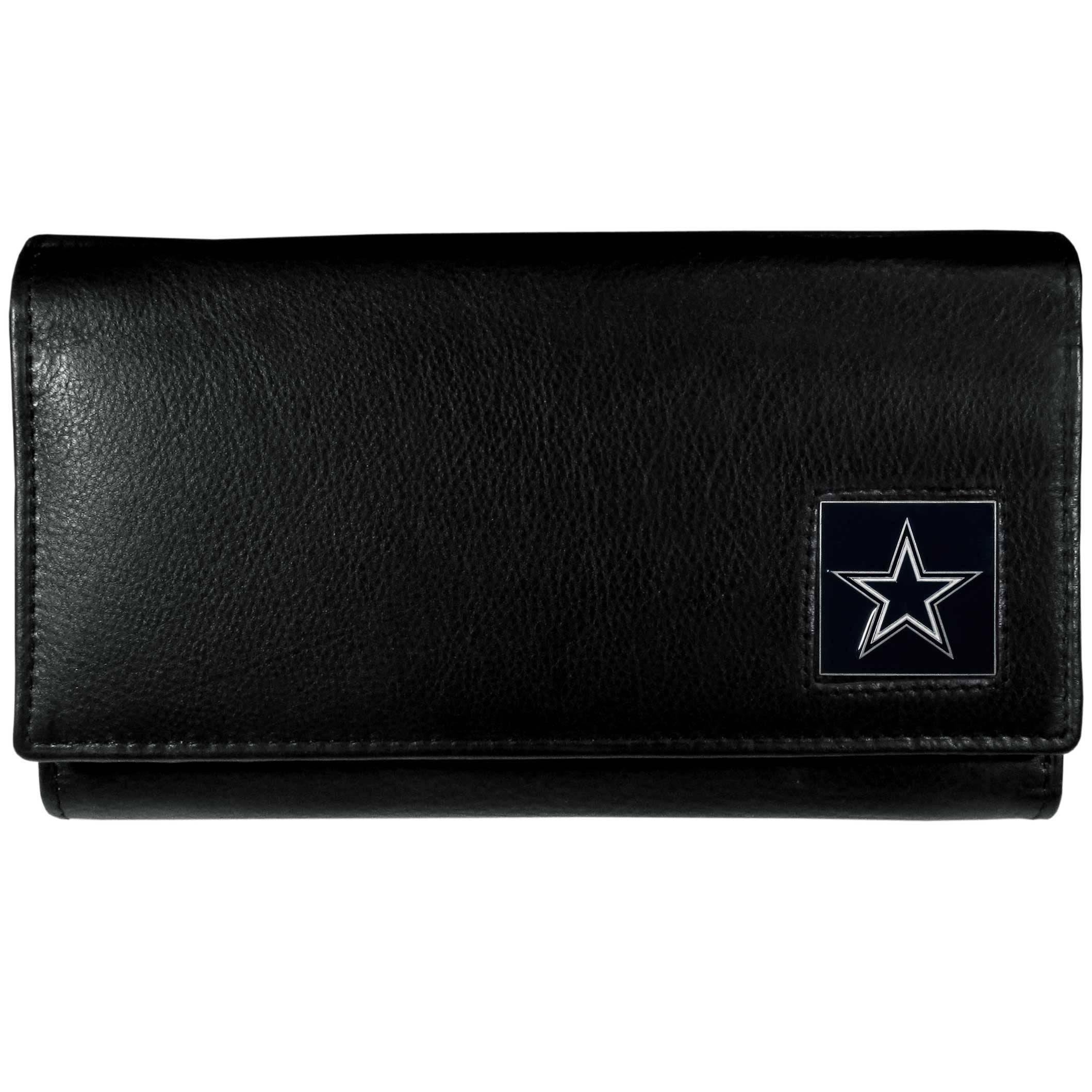 Dallas Cowboys Leather Women's Wallet (SSKG) - 757 Sports Collectibles