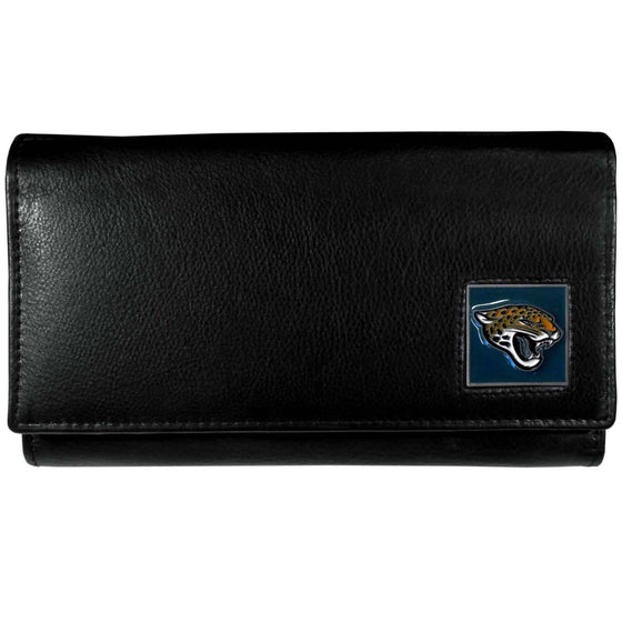 Jacksonville Jaguars Leather Women's Wallet (SSKG) - 757 Sports Collectibles