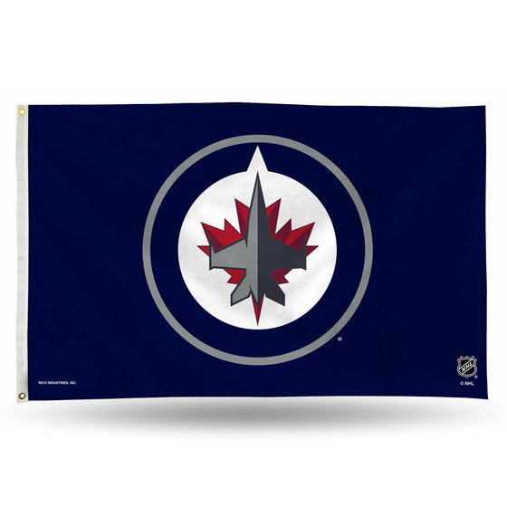 WINNIPEG JETS BANNER FLAG (Rico) - 757 Sports Collectibles