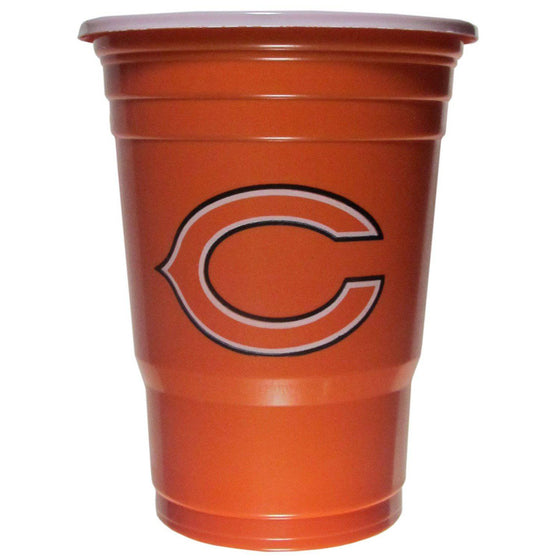 NFL Chicago Bears Gameday Plastic Solo Cups (18 pack - 18 oz) - 757 Sports Collectibles