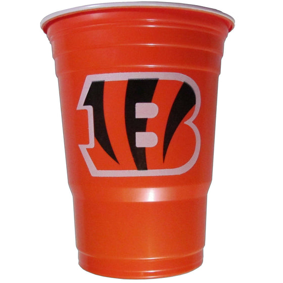 NFL Cincinnati Bengals Gameday Plastic Solo Cups (18 pack - 18 oz) - 757 Sports Collectibles