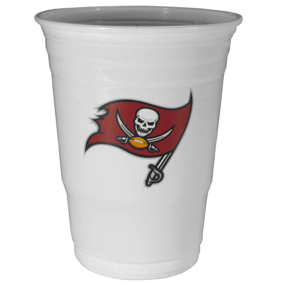 NFL Tampa Bay Buccaneers Plastic Game Day Solo Cups (18 pack - 18 oz) - 757 Sports Collectibles