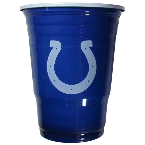 NFL Indianapolis Colts Plastic Game Day Solo Cups (18 pack - 18 oz) - 757 Sports Collectibles