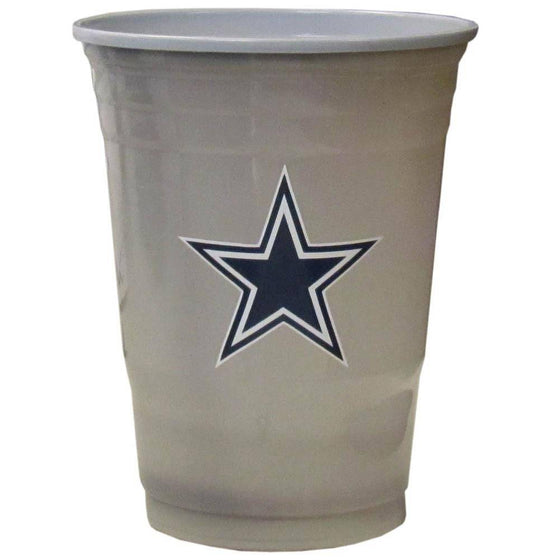 NFL Dallas Cowboys Gameday Plastic Solo Cups (18 pack - 18 oz) - 757 Sports Collectibles