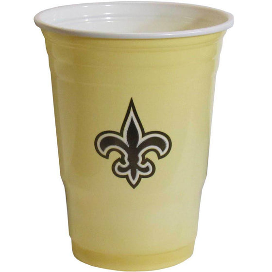 NFL New Orleans Saints Gameday Plastic Solo Cups (18 pack - 18 oz) - 757 Sports Collectibles