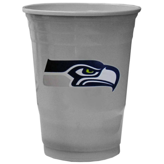 NFL Seattle Seahawks Gameday Plastic Solo Cups (18 pack - 18 oz) - 757 Sports Collectibles
