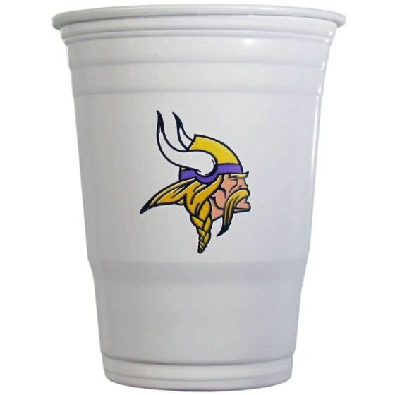 NFL Minnesota Vikings Gameday Plastic Solo Cups (18 pack - 18 oz) - 757 Sports Collectibles