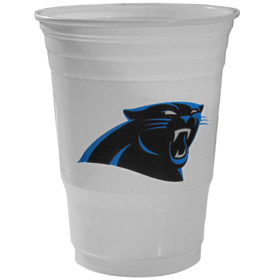 NFL Carolina Panthers Plastic Game Day Solo Cups (18 pack - 18 oz) - 757 Sports Collectibles