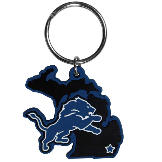 Detroit Lions Home State Flexi Key Chain (SSKG) - 757 Sports Collectibles