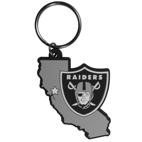 Oakland Raiders Home State Flexi Key Chain (SSKG) - 757 Sports Collectibles