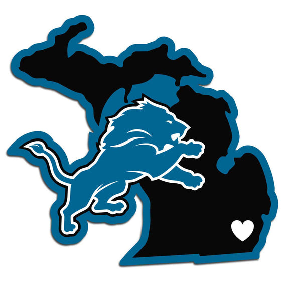 Detroit Lions Home State Decal (SSKG) - 757 Sports Collectibles