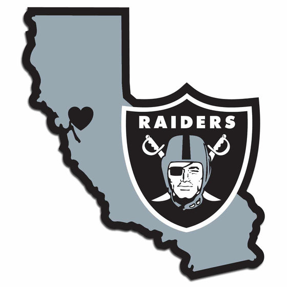 Oakland Raiders Home State Decal (SSKG) - 757 Sports Collectibles