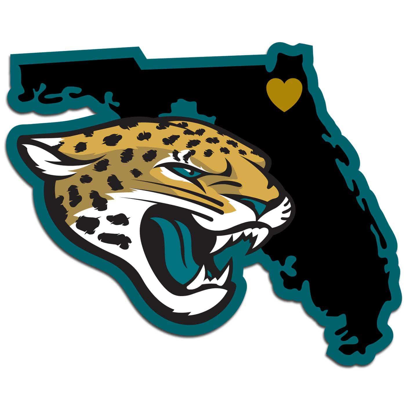 Jacksonville Jaguars Home State Decal (SSKG) - 757 Sports Collectibles