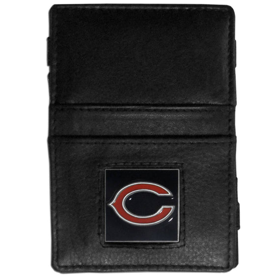 Chicago Bears Leather Jacob's Ladder Wallet (SSKG) - 757 Sports Collectibles