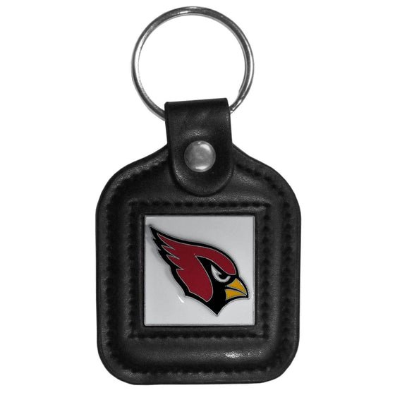 Arizona Cardinals Square Leatherette Key Chain (SSKG) - 757 Sports Collectibles