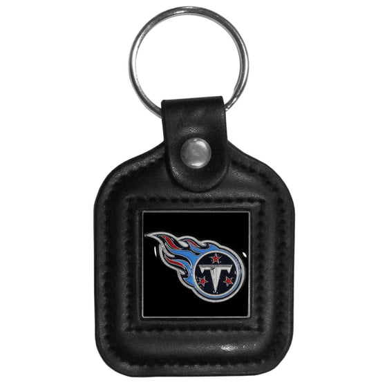 Tennessee Titans Square Leatherette Key Chain (SSKG) - 757 Sports Collectibles