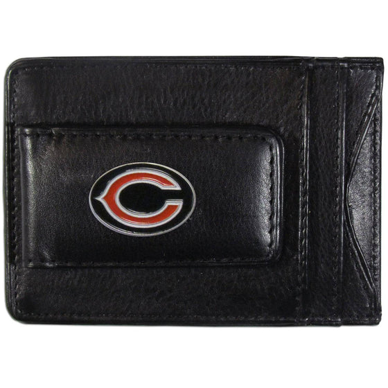 Chicago Bears Leather Cash & Cardholder (SSKG) - 757 Sports Collectibles