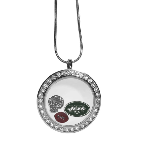New York Jets Locket Necklace - 757 Sports Collectibles