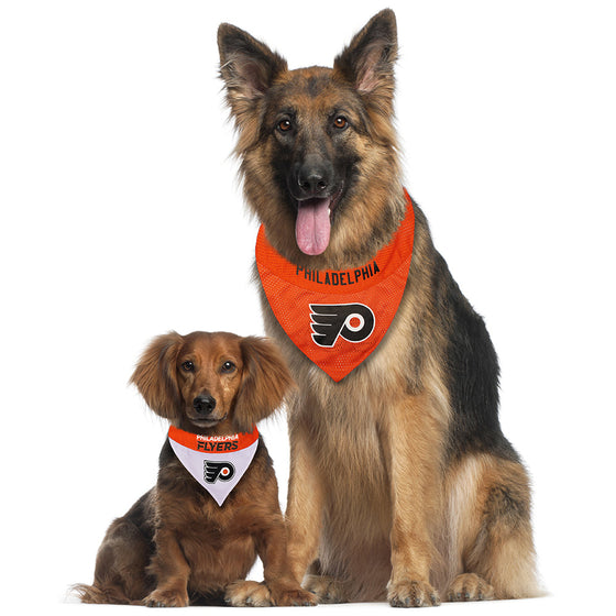 Philadelphia Flyers Reversible Bandana Pets First - 757 Sports Collectibles