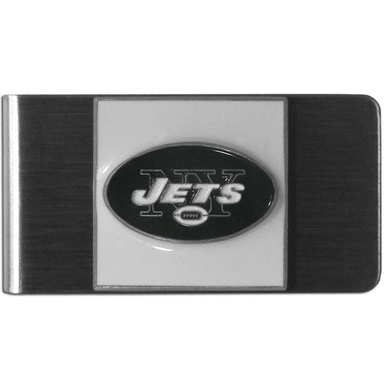 New York Jets Steel Money Clip (SSKG) - 757 Sports Collectibles